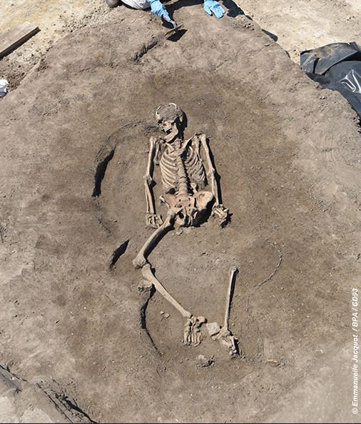 Époque gauloise, Restes humains, Squelette